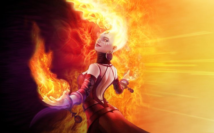 Lina (DotA 2) Theme screenshot #14