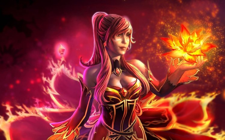 Lina (DotA 2) Theme screenshot #8