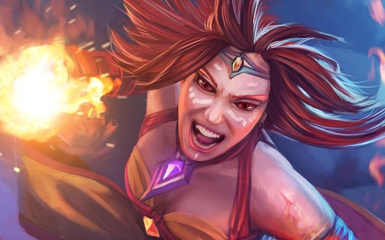 Lina (DotA 2) Theme screenshot #10