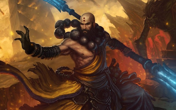 Monk (Diablo III) Theme screenshot #1