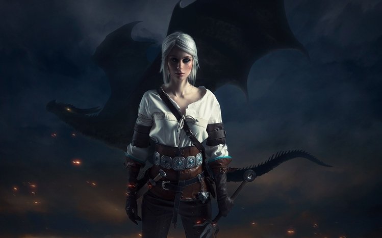 Ciri (The Witcher) Theme screenshot #15