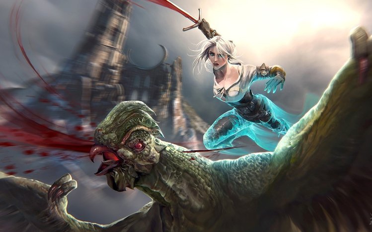 Ciri (The Witcher) Theme screenshot #2