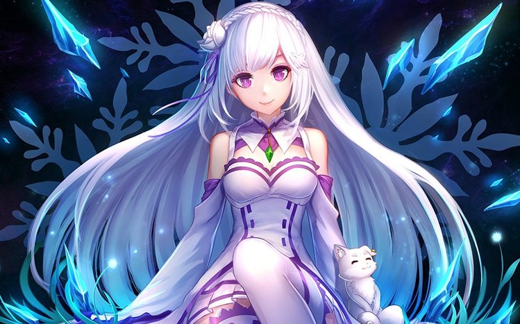 Emilia (Re:ZERO) Theme screenshot #10