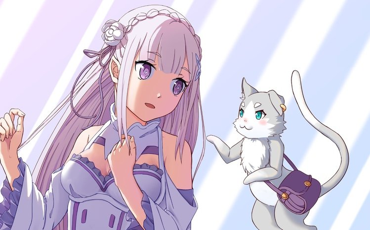Emilia (Re:ZERO) Theme screenshot #12