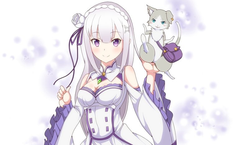 Emilia (Re:ZERO) Theme screenshot #13