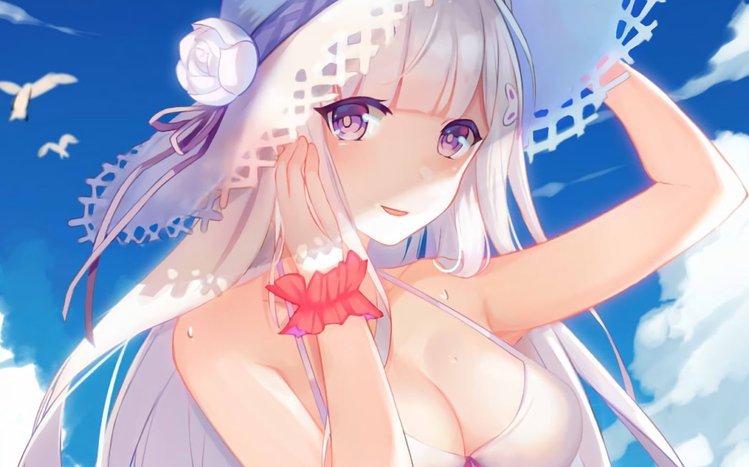 Emilia (Re:ZERO) Theme screenshot #15