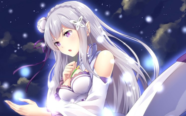 Emilia (Re:ZERO) Theme screenshot #6
