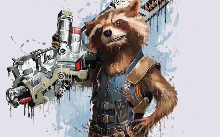 Rocket Raccoon Theme screenshot #9