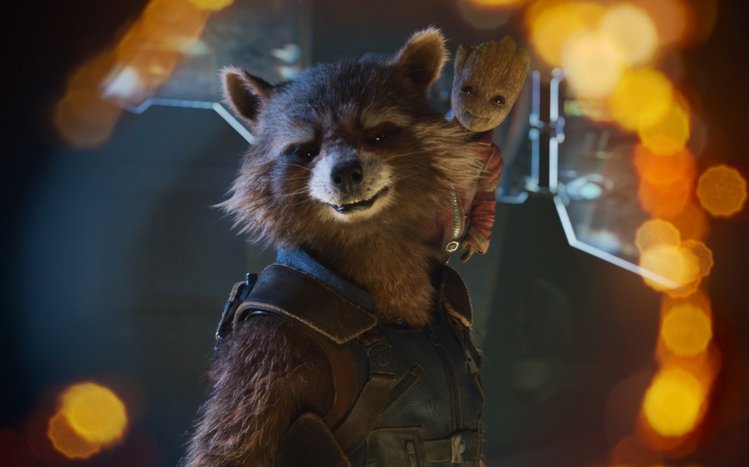 Rocket Raccoon Theme screenshot #3