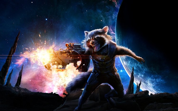 Rocket Raccoon Theme screenshot #12