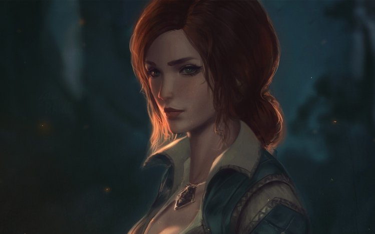 Triss Merigold Theme screenshot #6