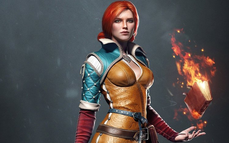 Triss Merigold Theme screenshot #1