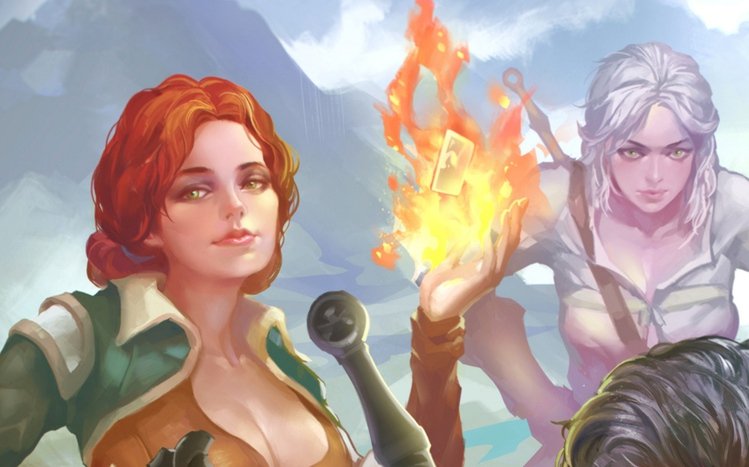 Triss Merigold Theme screenshot #4