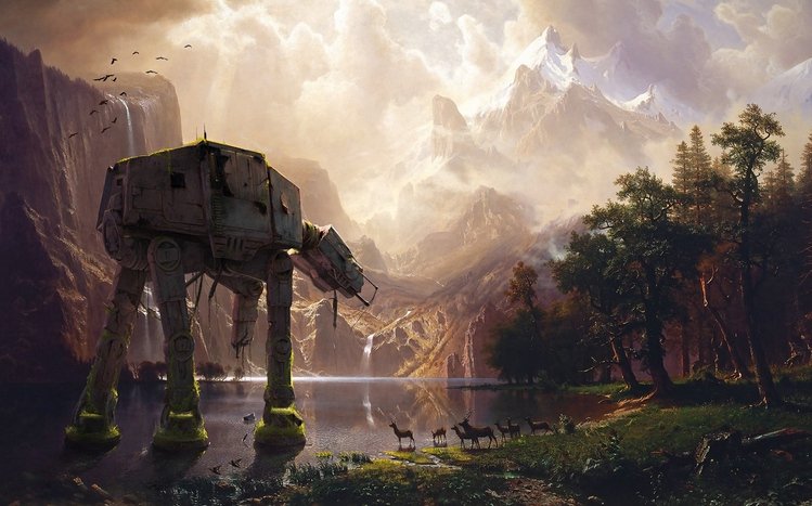 Star Wars Landscapes Theme screenshot #9