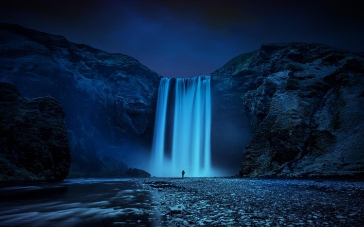 Forest Waterfall Theme screenshot #10