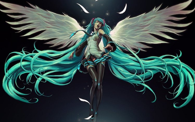 Hatsune Miku Theme screenshot #13