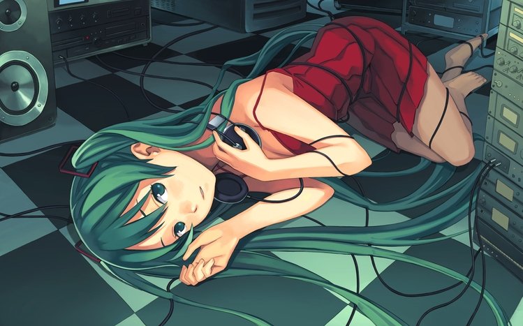 Hatsune Miku Theme screenshot #15