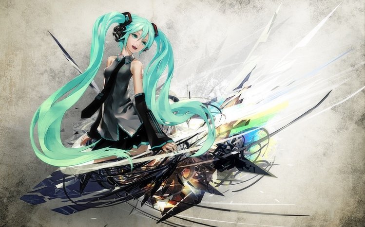 Hatsune Miku Theme screenshot #20