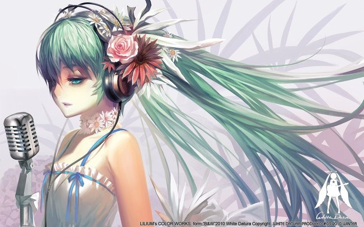 Hatsune Miku Theme screenshot #24
