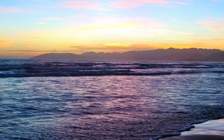 Seaside Sunset Theme screenshot #6