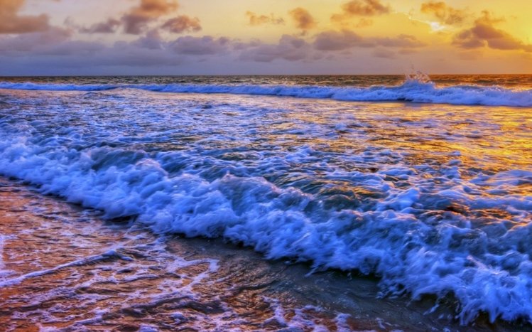 Seaside Sunset Theme screenshot #13