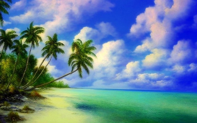 Tropical Beach Theme screenshot #7