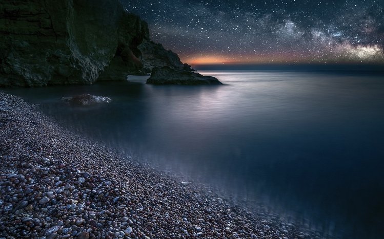 Night Beach Theme screenshot #8