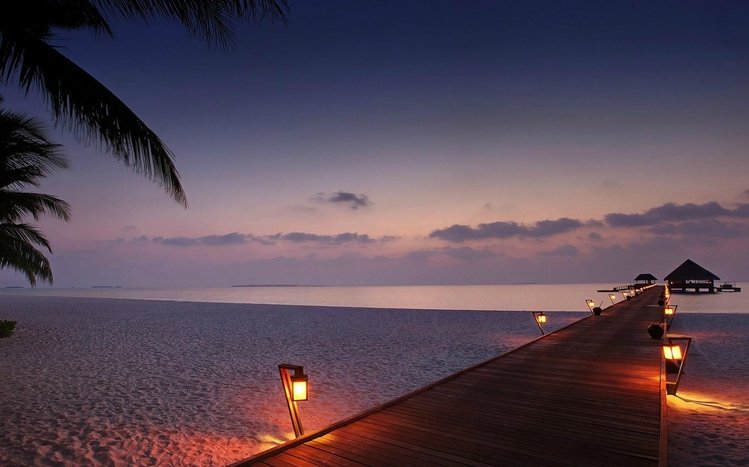 Night Beach Theme screenshot #5