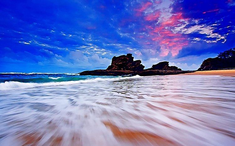 Beach (Pink) Theme screenshot #4