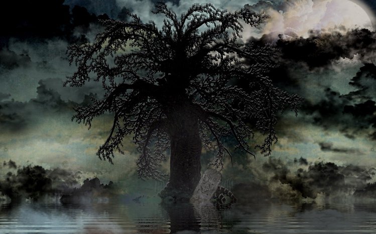 Dark Trees Theme screenshot #5