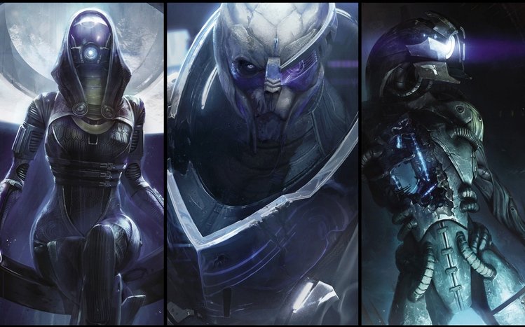 Tali'Zorah (Mass Effect) Theme screenshot #9