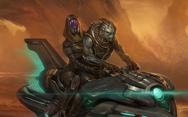 Tali'Zorah (Mass Effect) Theme screenshot #5