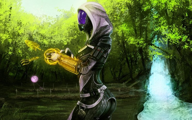 Tali'Zorah (Mass Effect) Theme screenshot #13