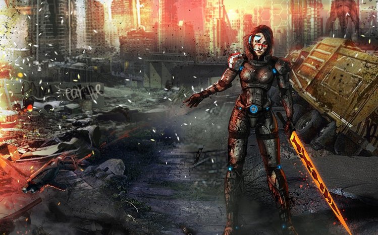 Femshep (Mass Effect) Theme screenshot #7