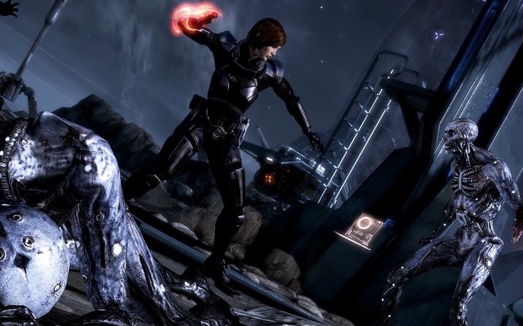 Femshep (Mass Effect) Theme screenshot #2