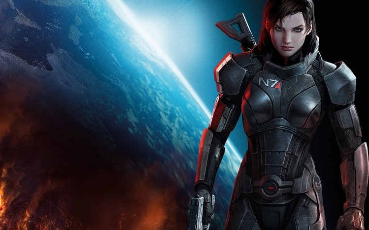 Femshep (Mass Effect) Theme screenshot #1