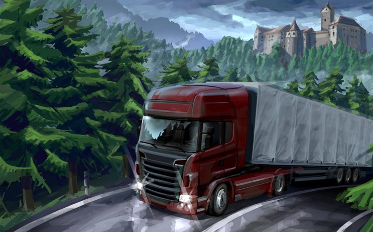 Euro Truck Simulator Theme screenshot #3