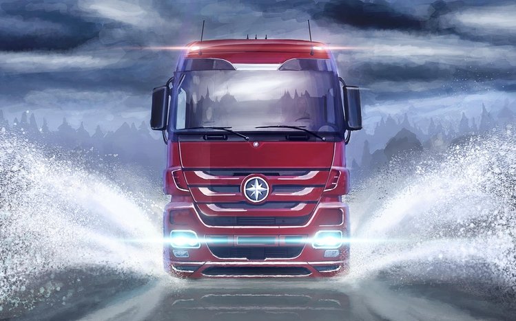 Euro Truck Simulator Theme screenshot #7