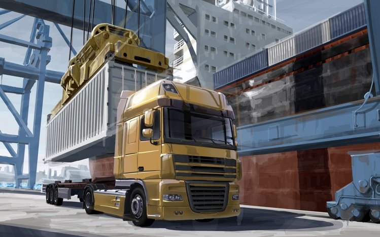 Euro Truck Simulator Theme screenshot #4