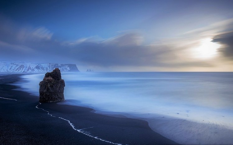 Winter Beach Theme screenshot #14