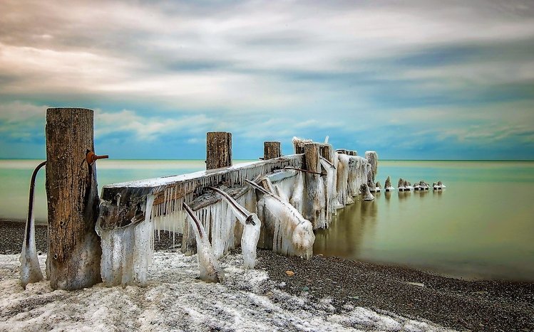 Winter Beach Theme screenshot #12