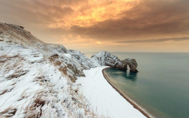 Winter Beach Theme screenshot #5