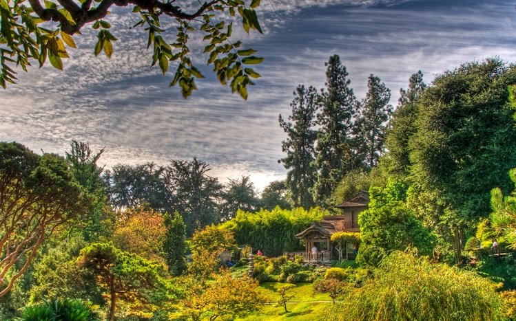 Japanese Garden Theme screenshot #1