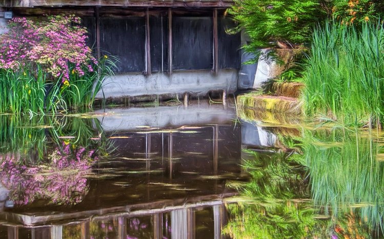 Japanese Garden Theme screenshot #9