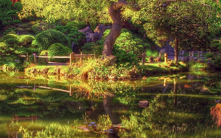 Japanese Garden Theme screenshot #5