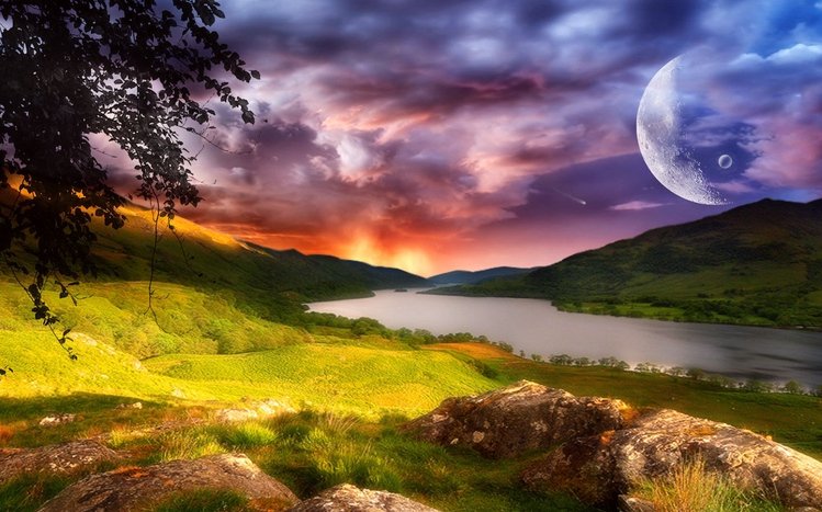 Fantasy Landscape Theme screenshot #3