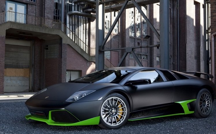 Lamborghini Black Theme screenshot #1