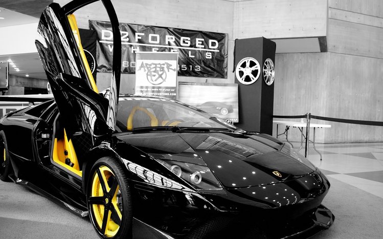 Lamborghini Black Theme screenshot #6