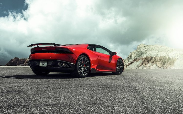 Lamborghini Red Theme screenshot #1