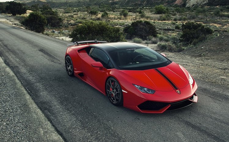 Lamborghini Red Theme screenshot #7